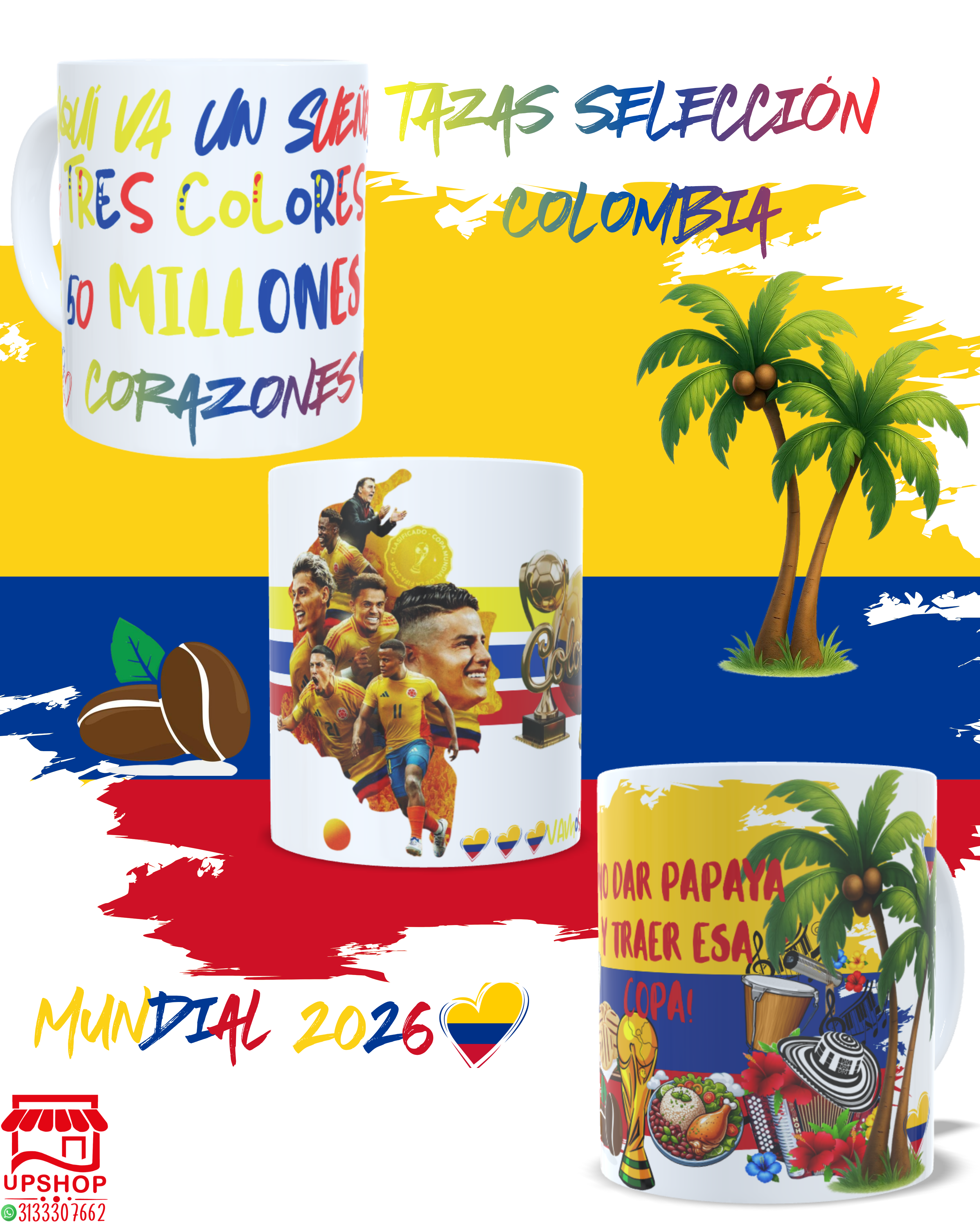 Taza selección Colombia/Mundial 2026