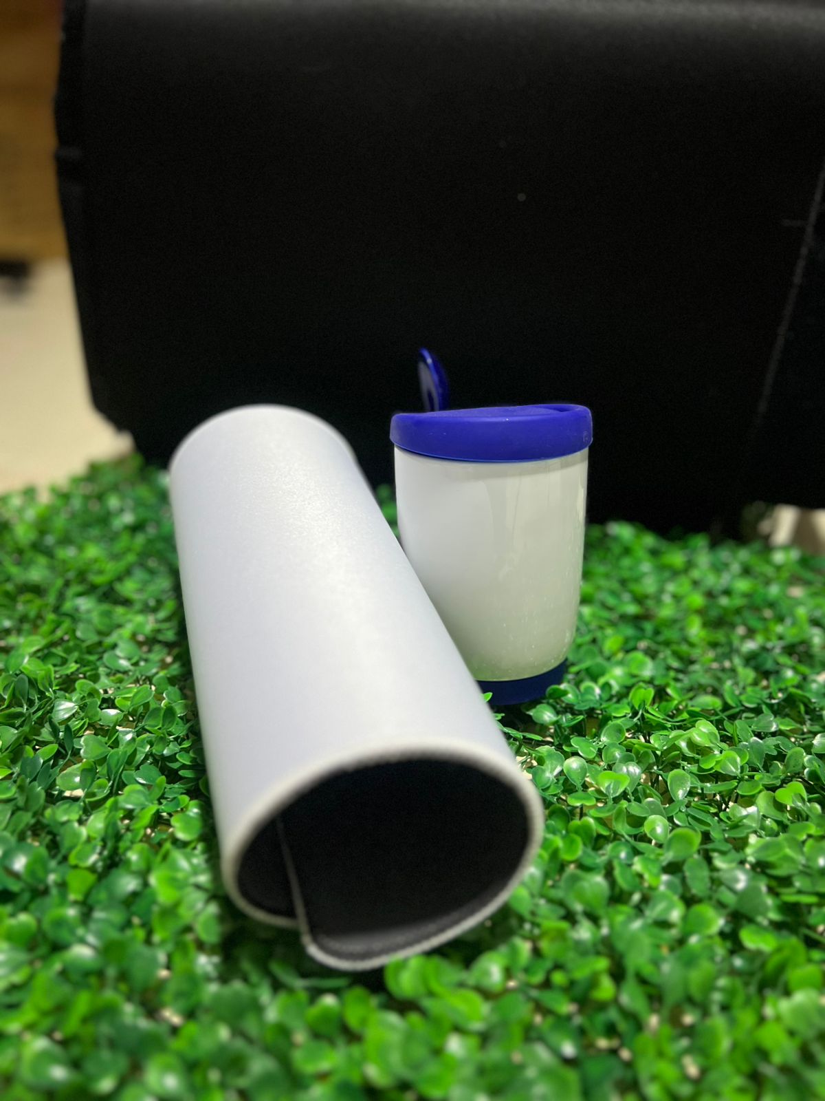 🖱️☕ Kit Escritorio: Pad Mouse 25X30+Mug con Tapa, base y Cuchara