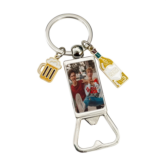 Llavero con destapador personalizable - Abre botellas y momentos especiales