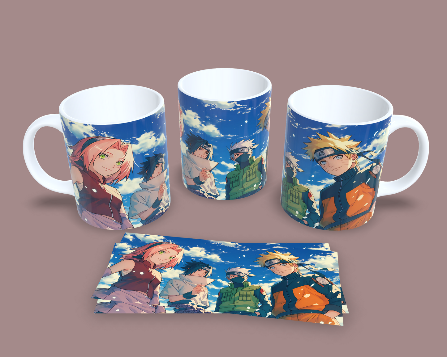 Taza Equipo 7, Mas que Compañeros una Familia // Naruto