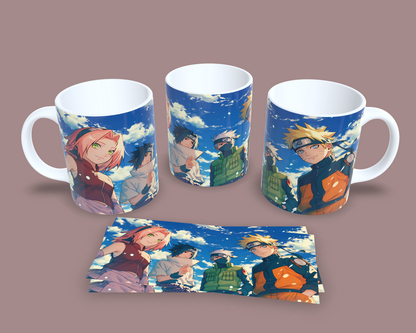 Taza Equipo 7, Mas que Compañeros una Familia // Naruto