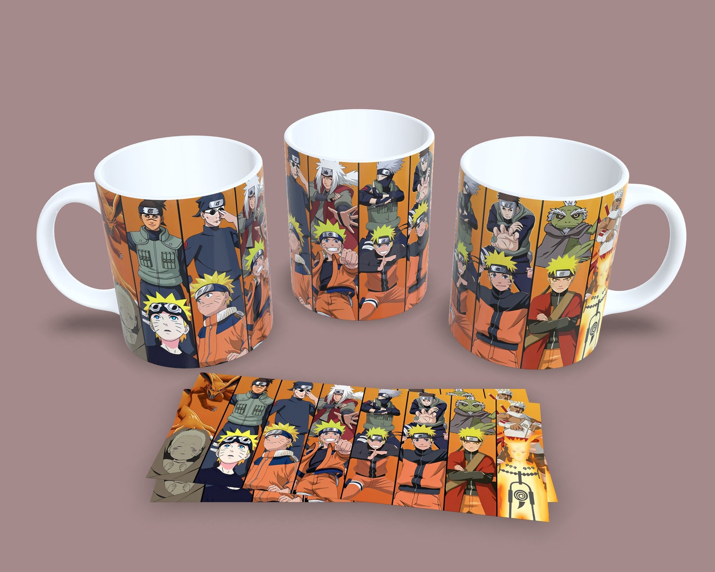 Taza Cada Versión de mi Peleo por lo que soy Hoy // Naruto