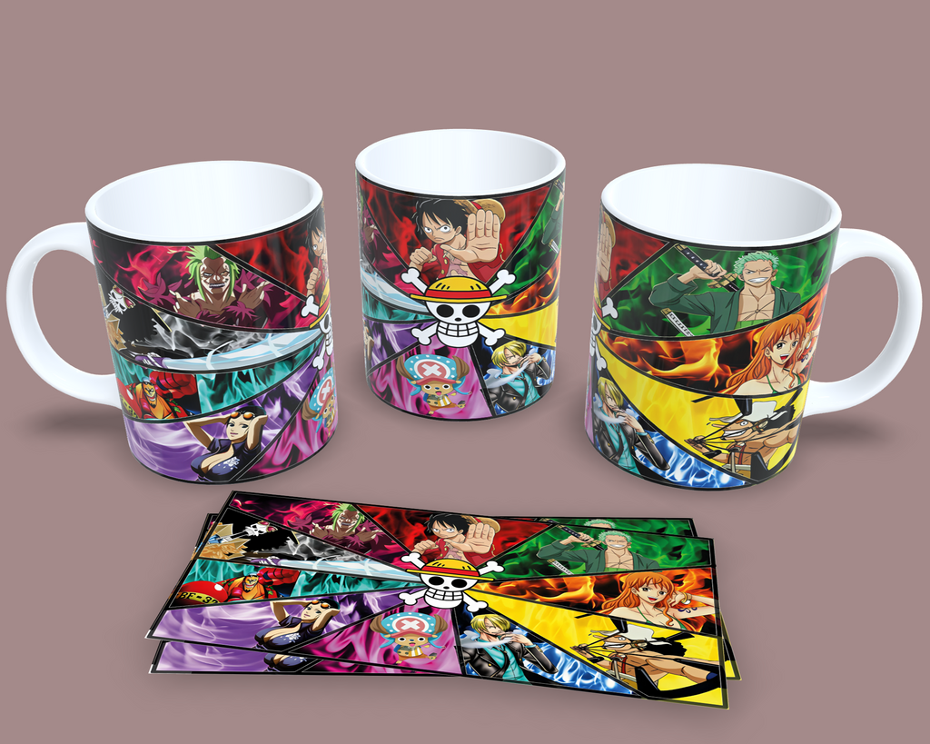 Taza Tripulación del Sombrero de Paja // One Piece