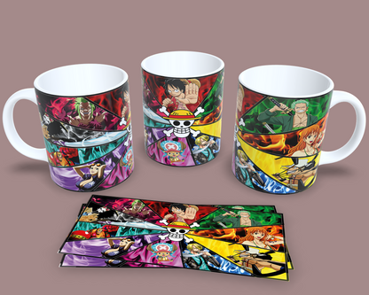 Taza Tripulación del Sombrero de Paja // One Piece