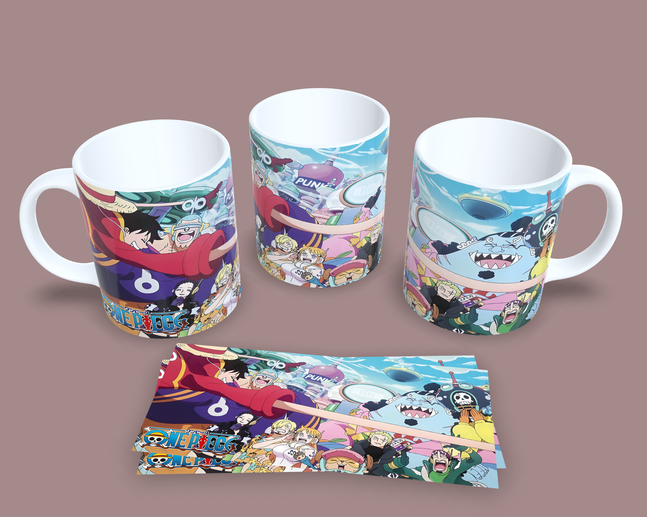 Taza Siempre Juntos Siempre Locos // One Piece