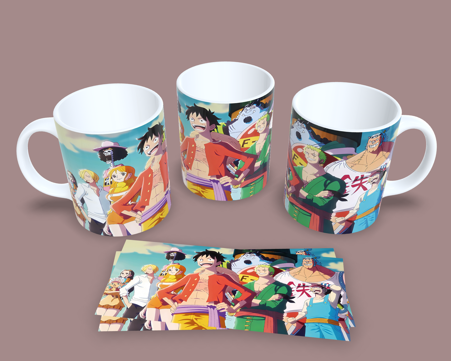 Taza La Fuerza Esta en la Tripulación // One Piece