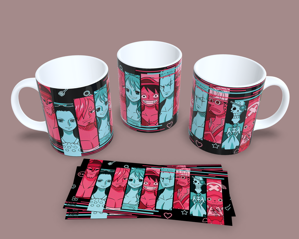 Taza Unidos por el Destino, Pintados por la Aventura // One Piece