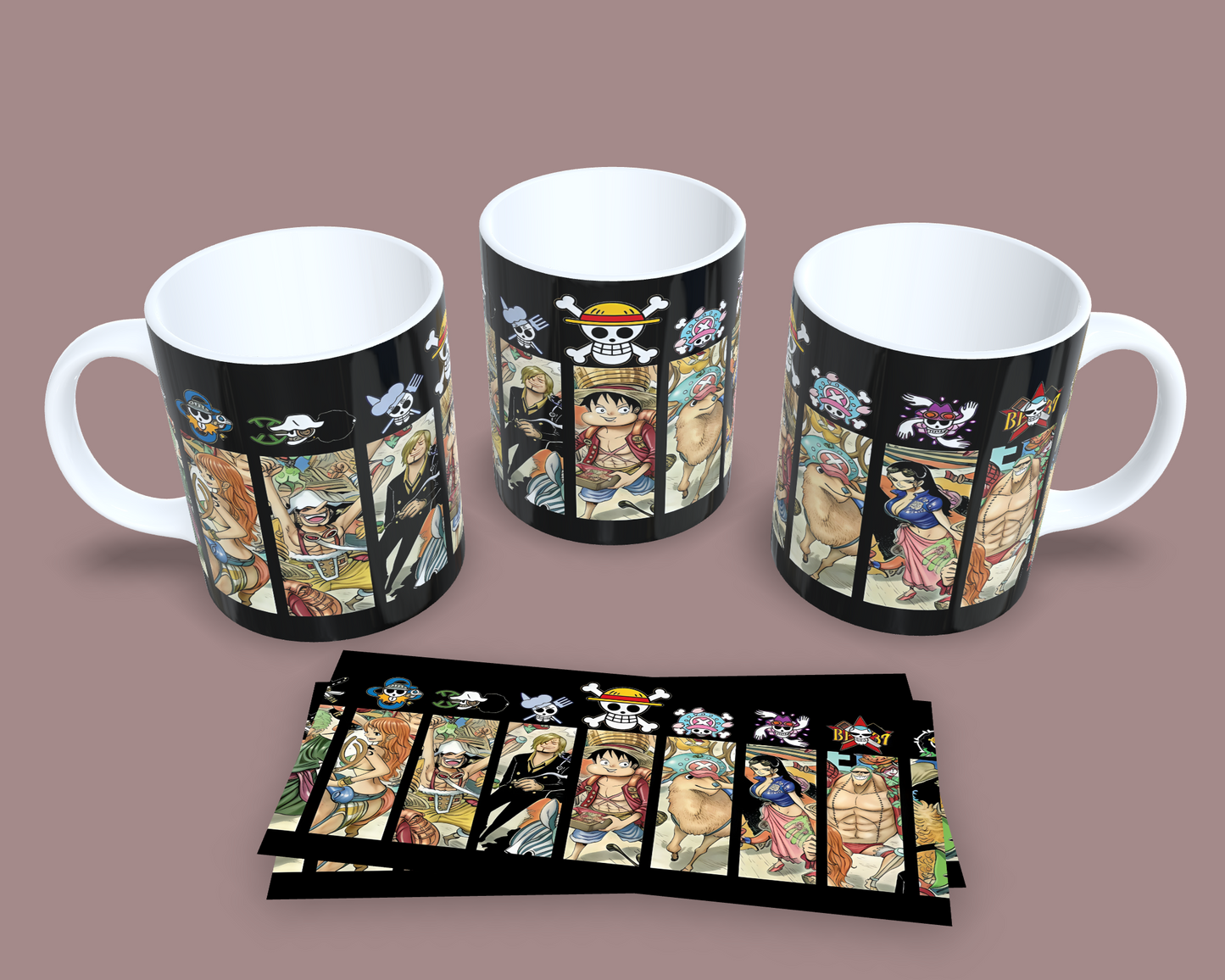Taza Cada Símbolo una Historia // One Piece