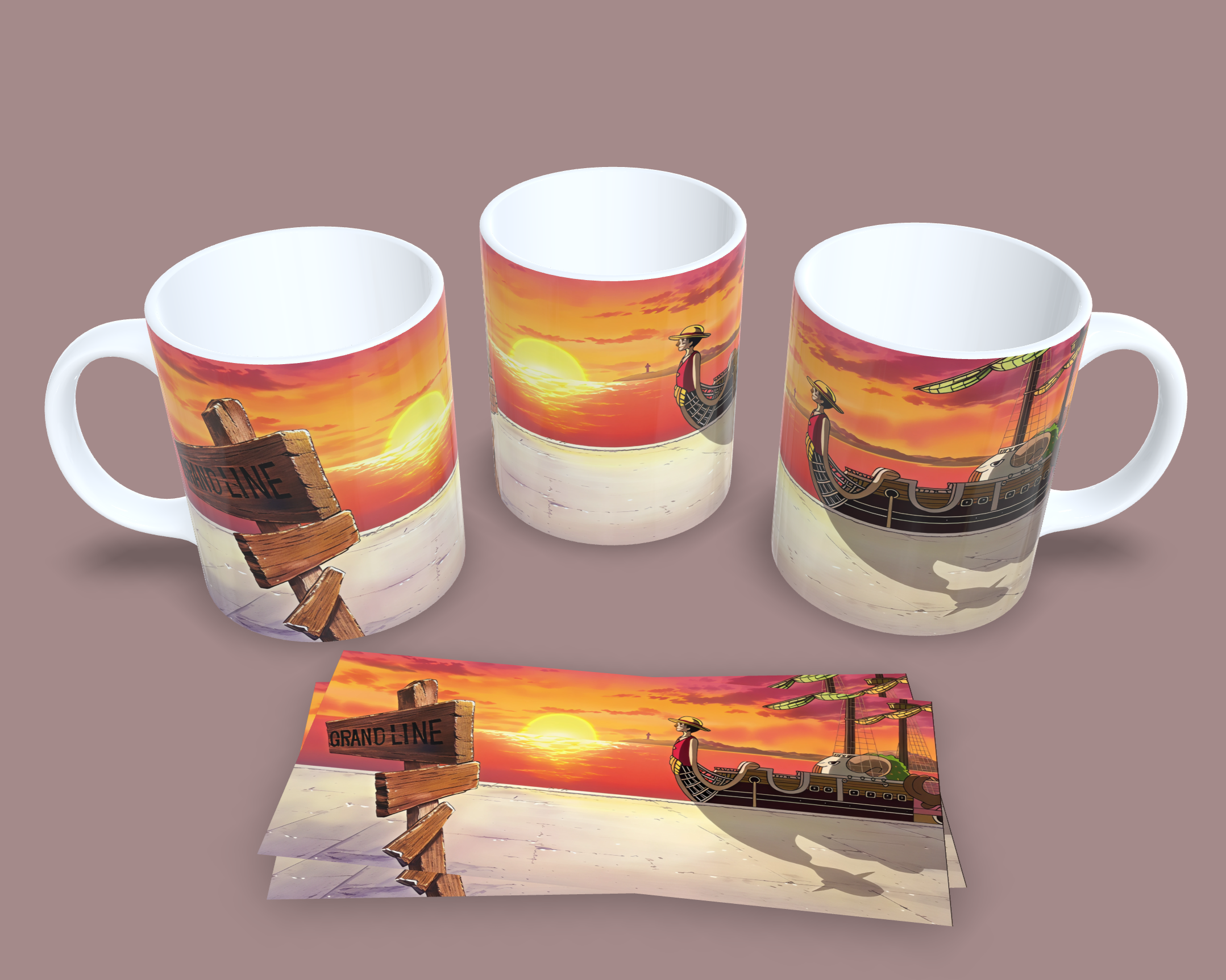 Taza Sigue el Sol, Encuentra el One Piece // One Piece