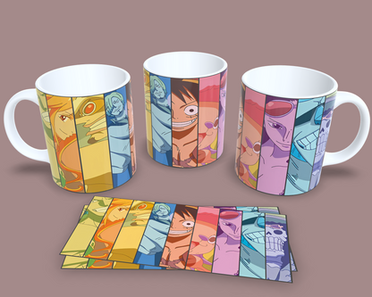 Taza Un Arcoíris Llamado Nakama // One Piece