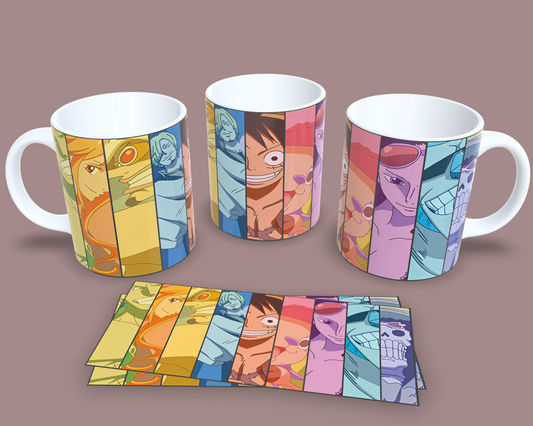 Taza Un Arcoíris Llamado Nakama // One Piece