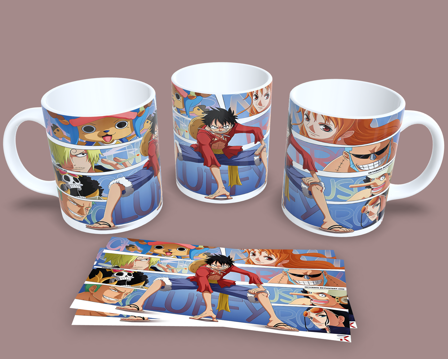 Taza La Voluntad de Luffy // One Piece