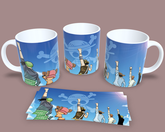 Taza Nunca Estamos Solos // One Piece