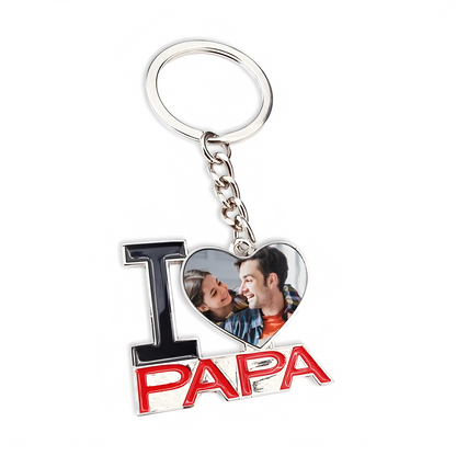 Llavero Yo ❤️ Amo Papá - Regalo para papá
