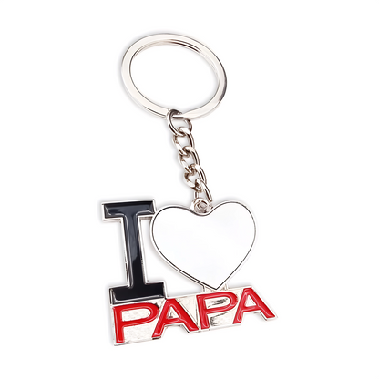 Llavero Yo ❤️ Amo Papá - Regalo para papá