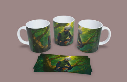 Taza Kakashi Paz, Sombra y Letras // Naruto
