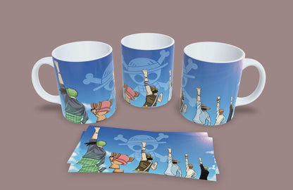Taza Nunca Estamos Solos // One Piece