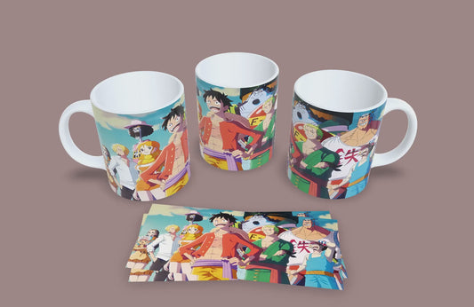 Taza La Fuerza Esta en la Tripulación // One Piece