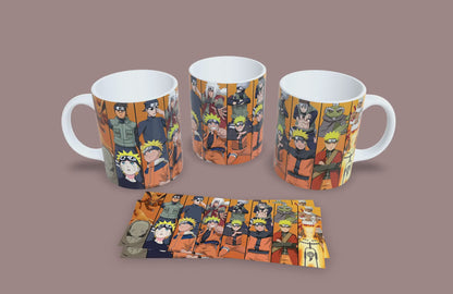 Taza Cada Versión de mi Peleo por lo que soy Hoy // Naruto