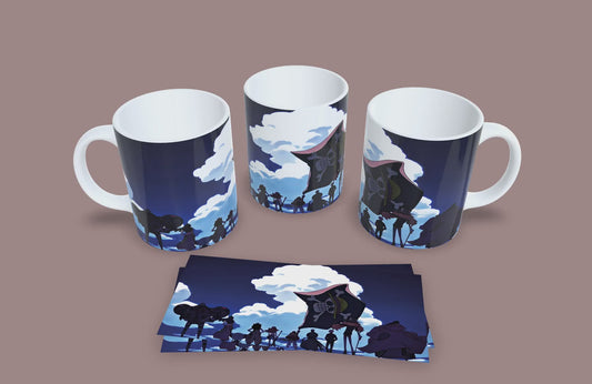 Taza Juntos Hacia el Amanecer // One Piece