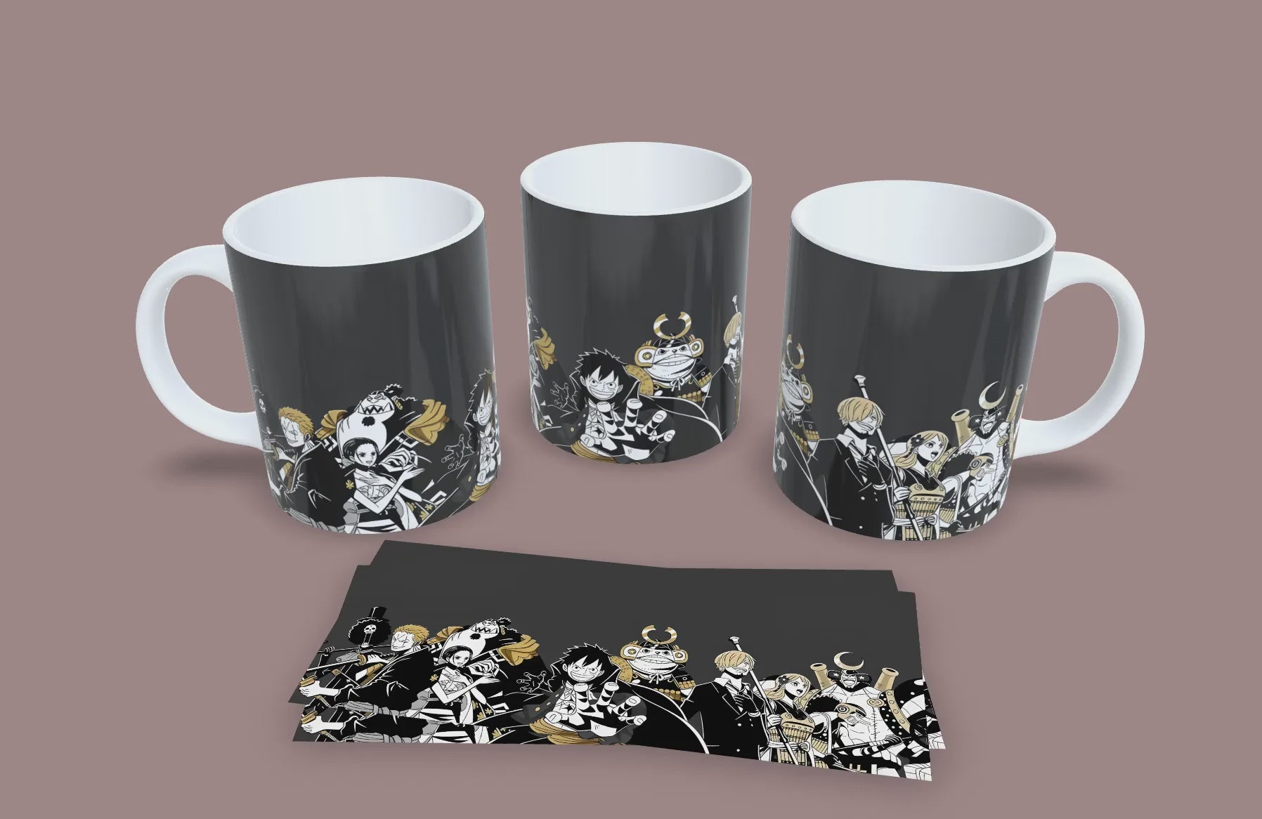 Taza Los Samuráis del Nuevo Mundo // One Piece