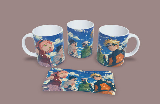 Taza Equipo 7, Mas que Compañeros una Familia // Naruto