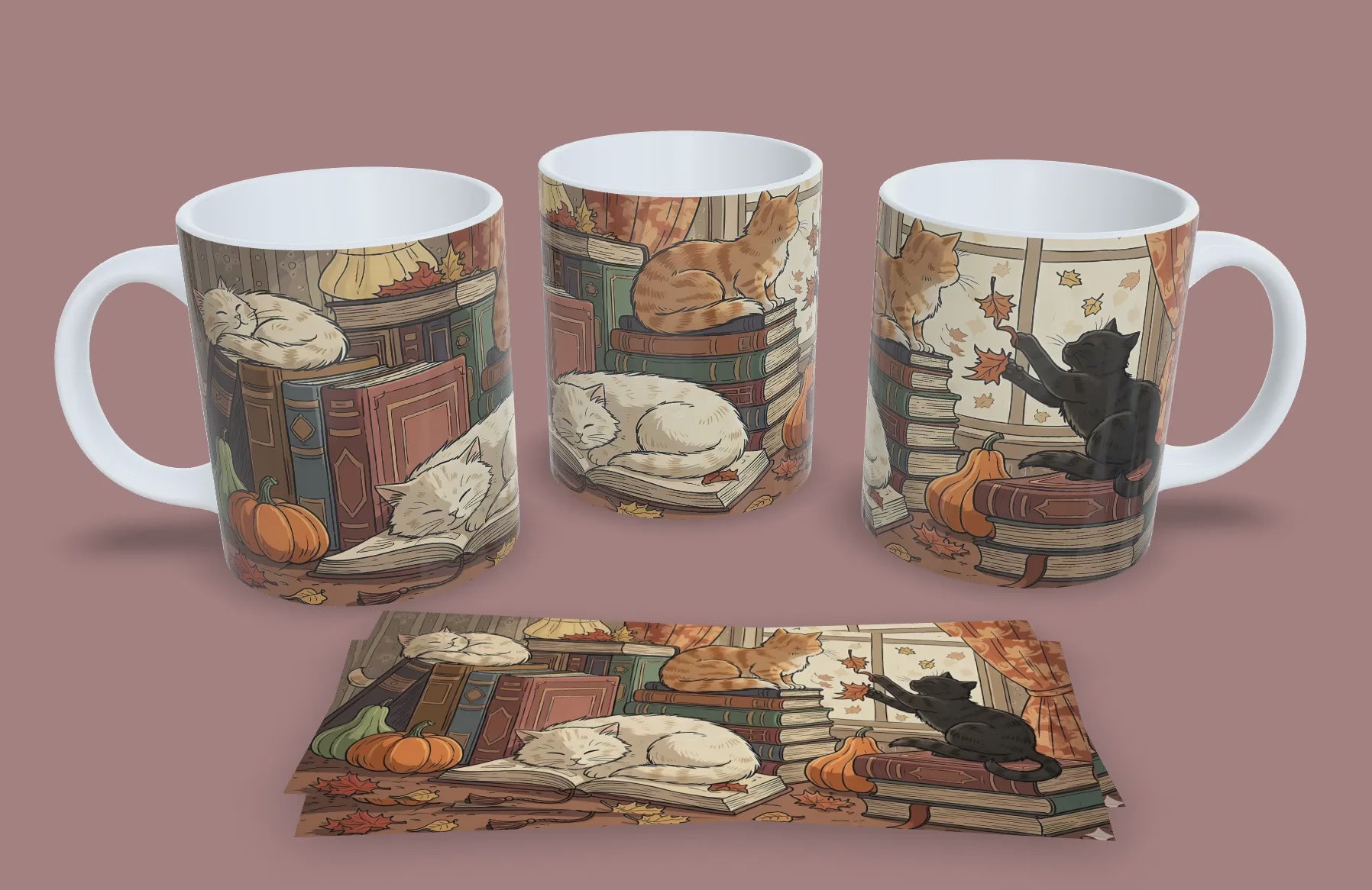 Tarde Otoñal Entre Libros y Gatitos // Hallowen 4