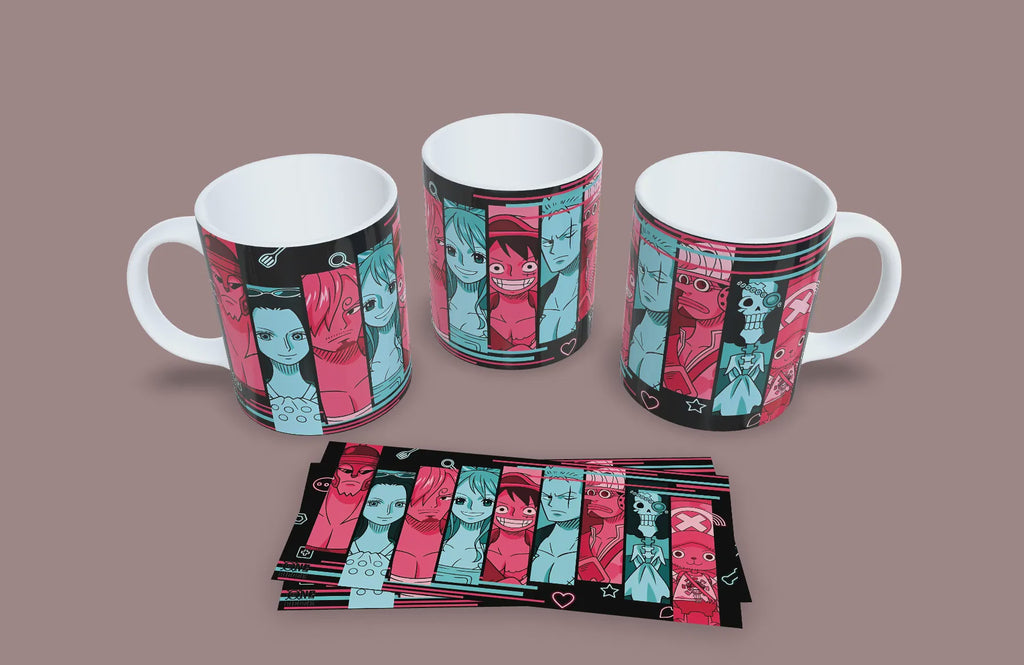 Taza Unidos por el Destino, Pintados por la Aventura // One Piece